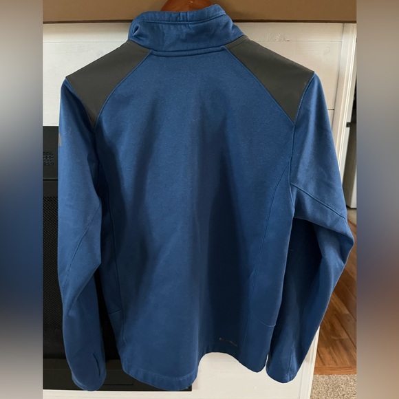 Men's The North Face Quarter Zip FlashDry lightweight Sz Small Blue - Picture 3 of 3